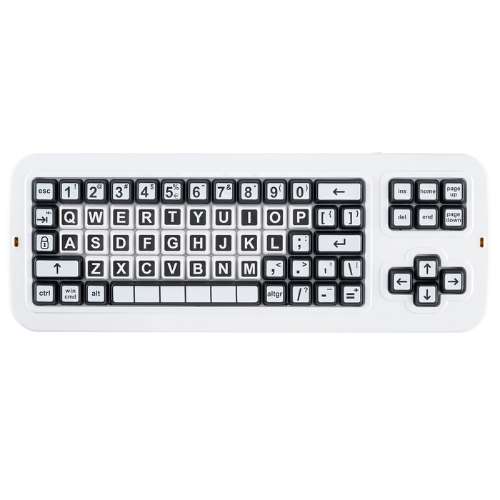 Clevy Contrast Keyboard - High Visibility