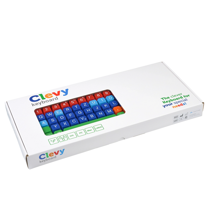 Clevy Lowercase Large Key Keyboard with UK layout