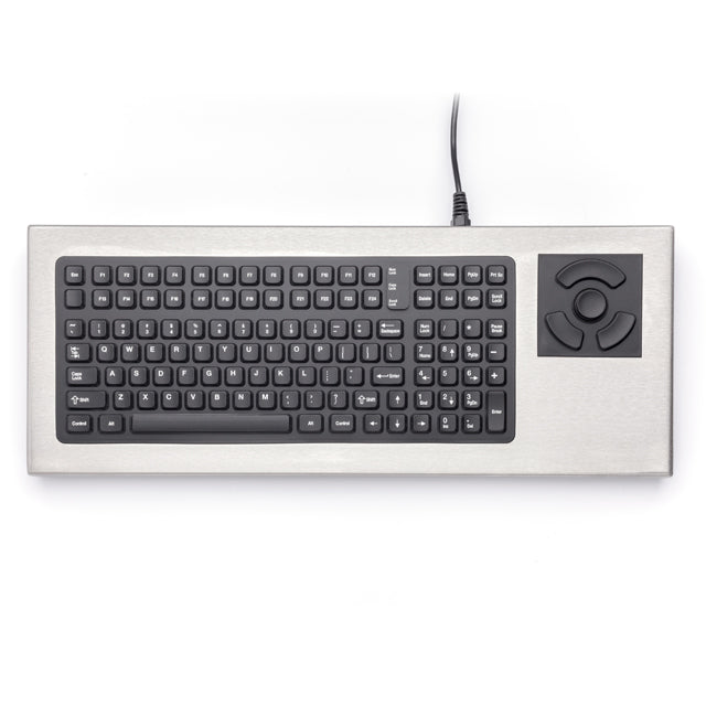 iKey IS-2000 Industrial Keyboard - Stainless Steel With Hula Point