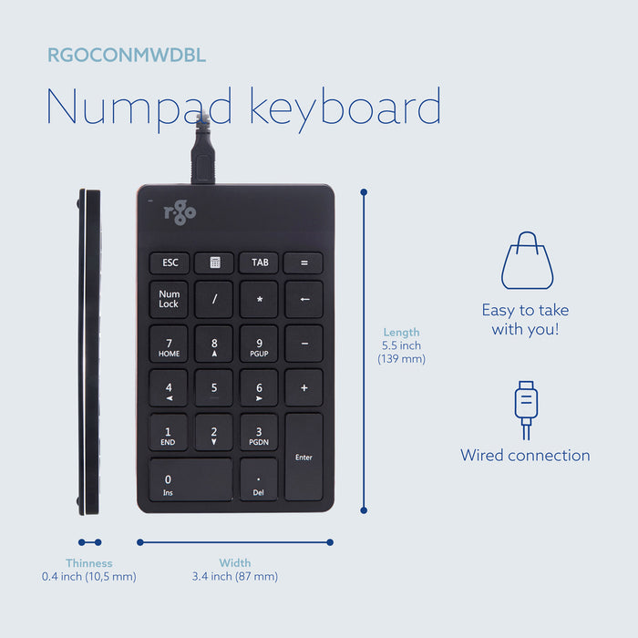 R-Go Numpad Break Keypad