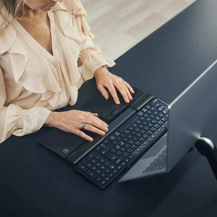 Contour SliderMouse Pro with Extended Wrist Rest Vegan Leather